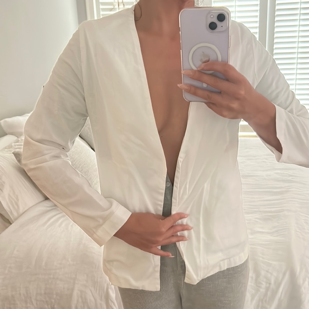 Rat & Boa White Summer Blazer